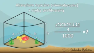 Akwarium narożne - pojemność