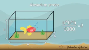 Pojemność akwarium prostego