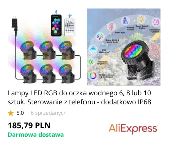 Lampa do oczka wodnego